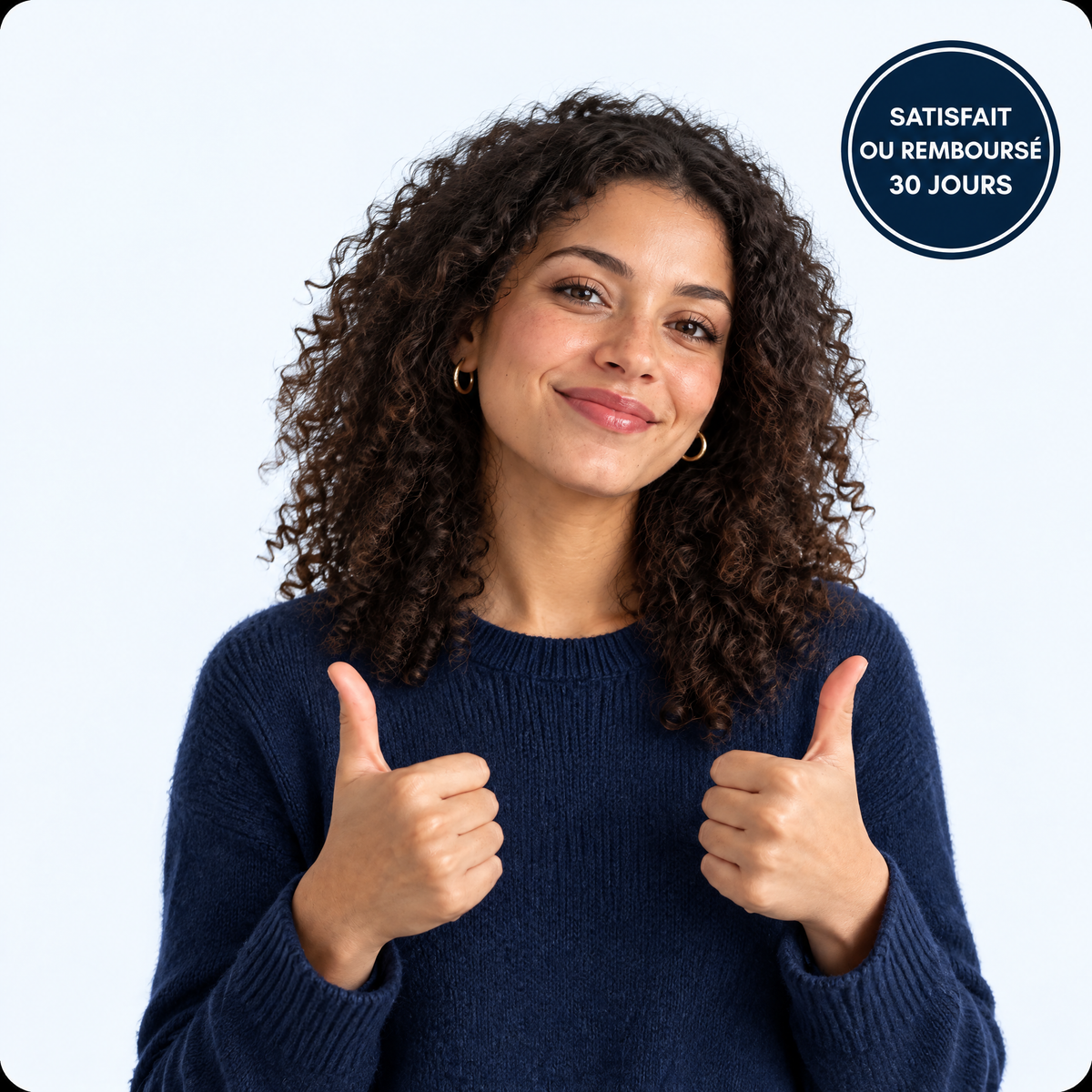 Cliente satisfaite, garantie satisfait ou remboursé 30 jours